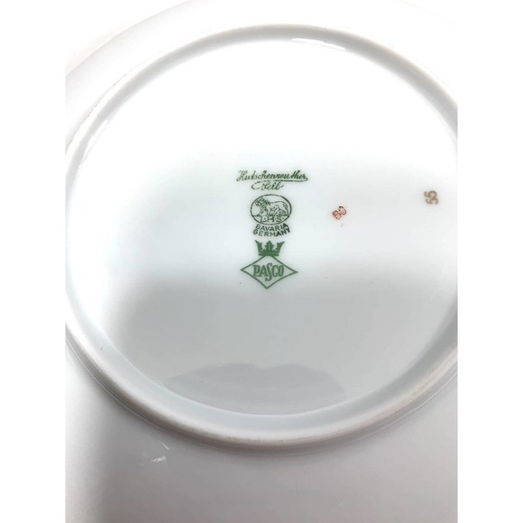 2 Vtg Hutschenreuther Selb Salad Plates Bavaria Germany Pasco Plums Grapes - Picture 6 of 7